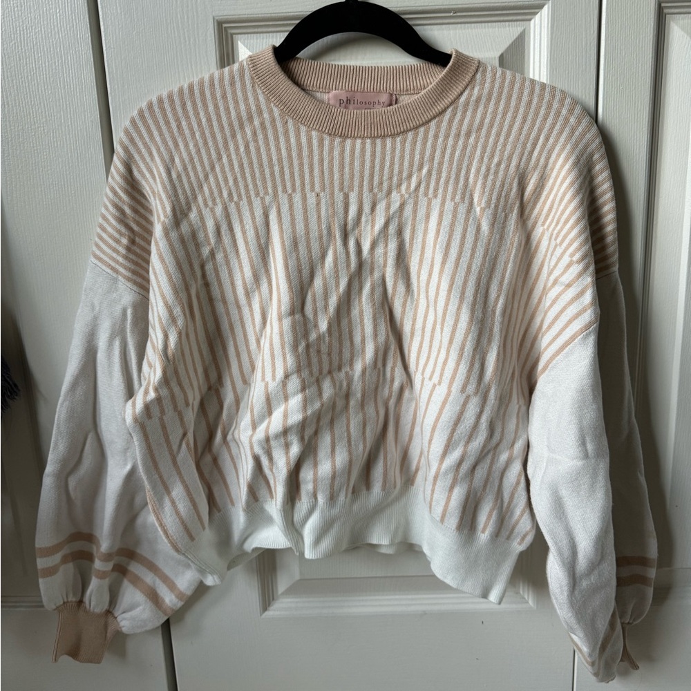 Philosophy Balloon Sleeve Sweater